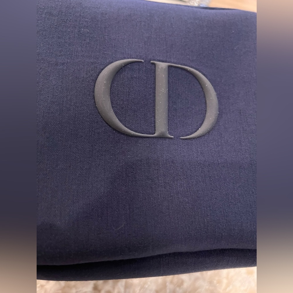 New Dior navy cosmetic case toiletry bag - Picture 8 of 13
